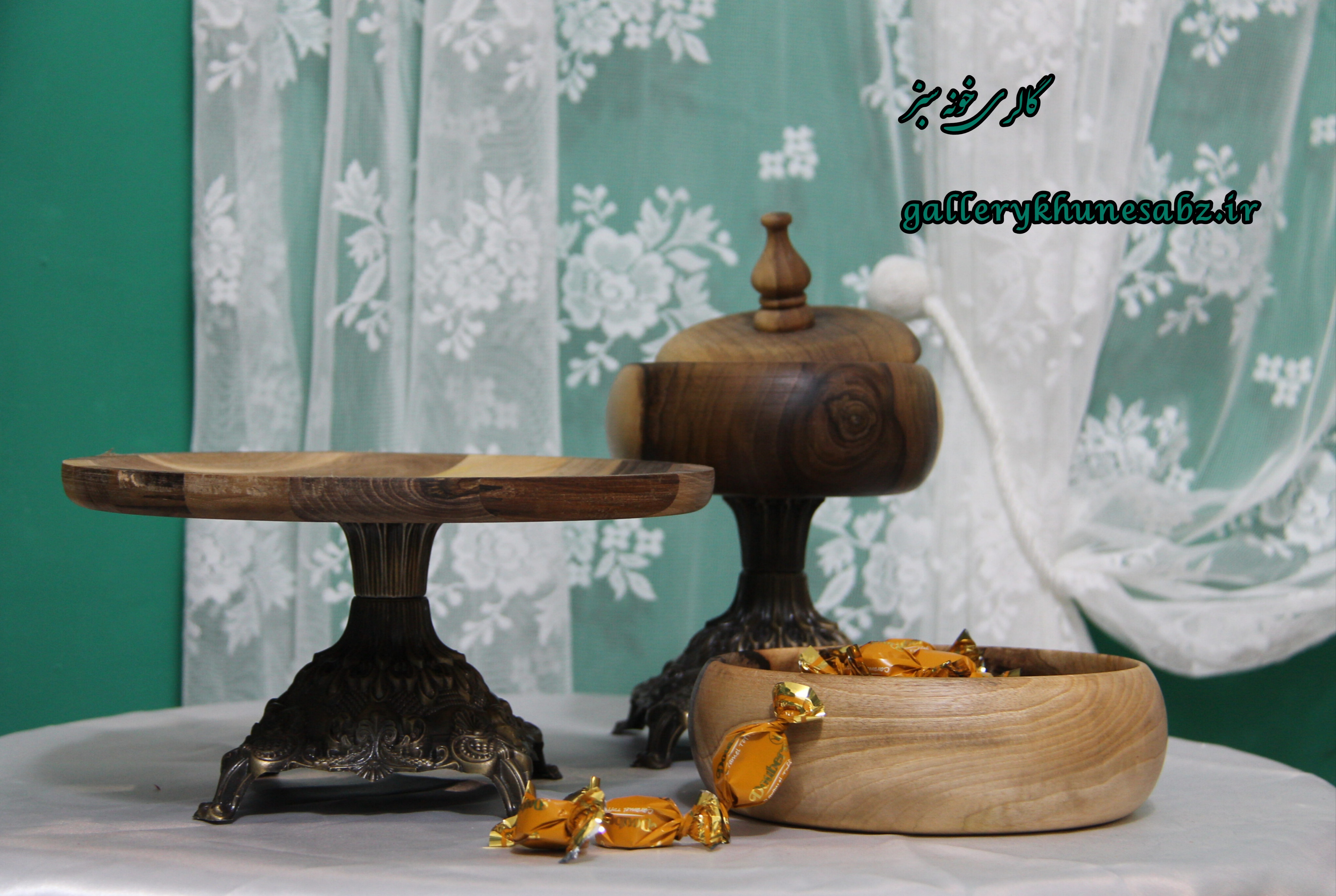 سرویس پذیرایی چوبی چوب گردو درجه یک