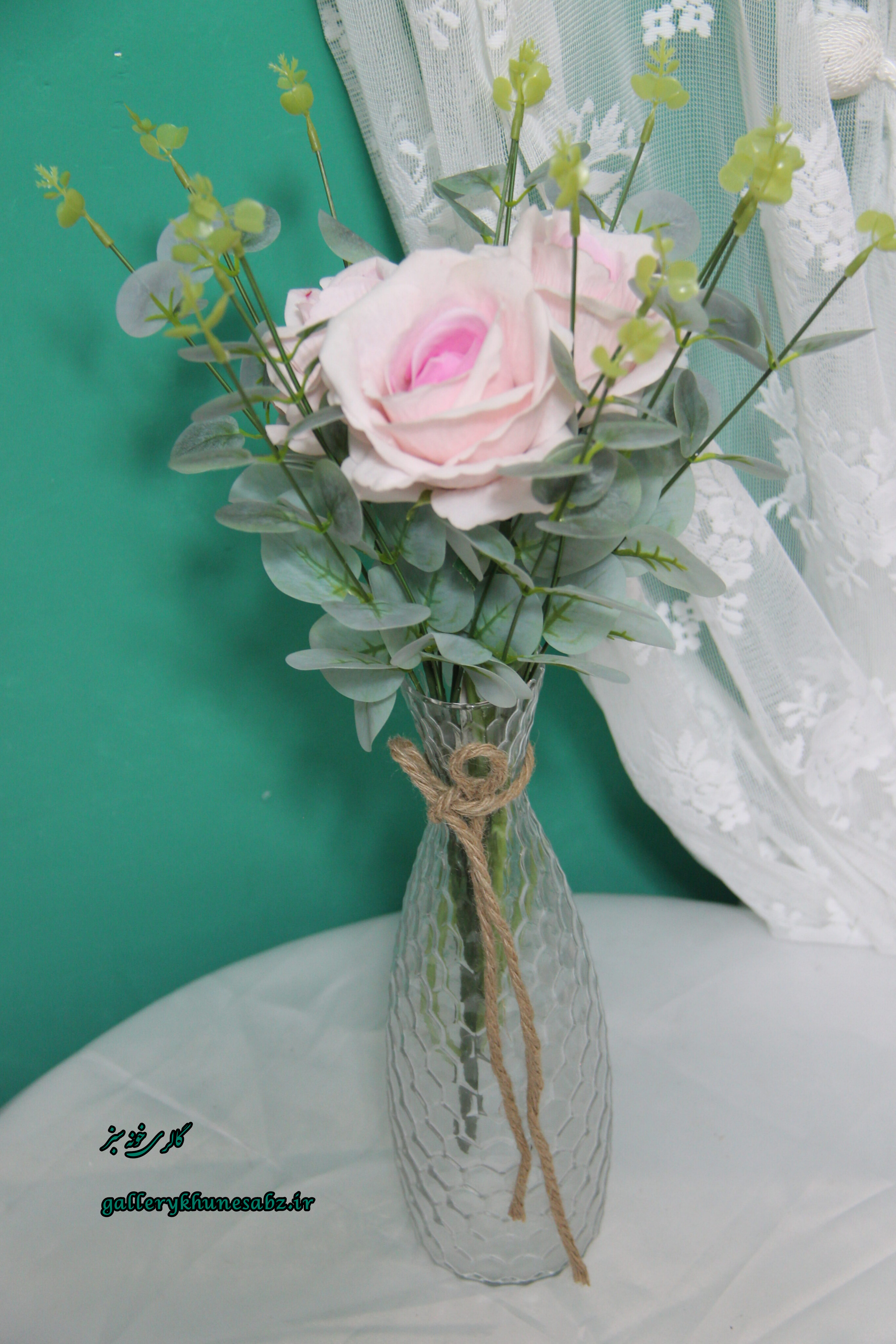 گلدان شیشه ای شفاف کد ۰۵