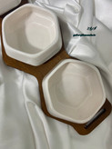 اردو خوری سه خونه شش ضلعی چوب و سرامیک