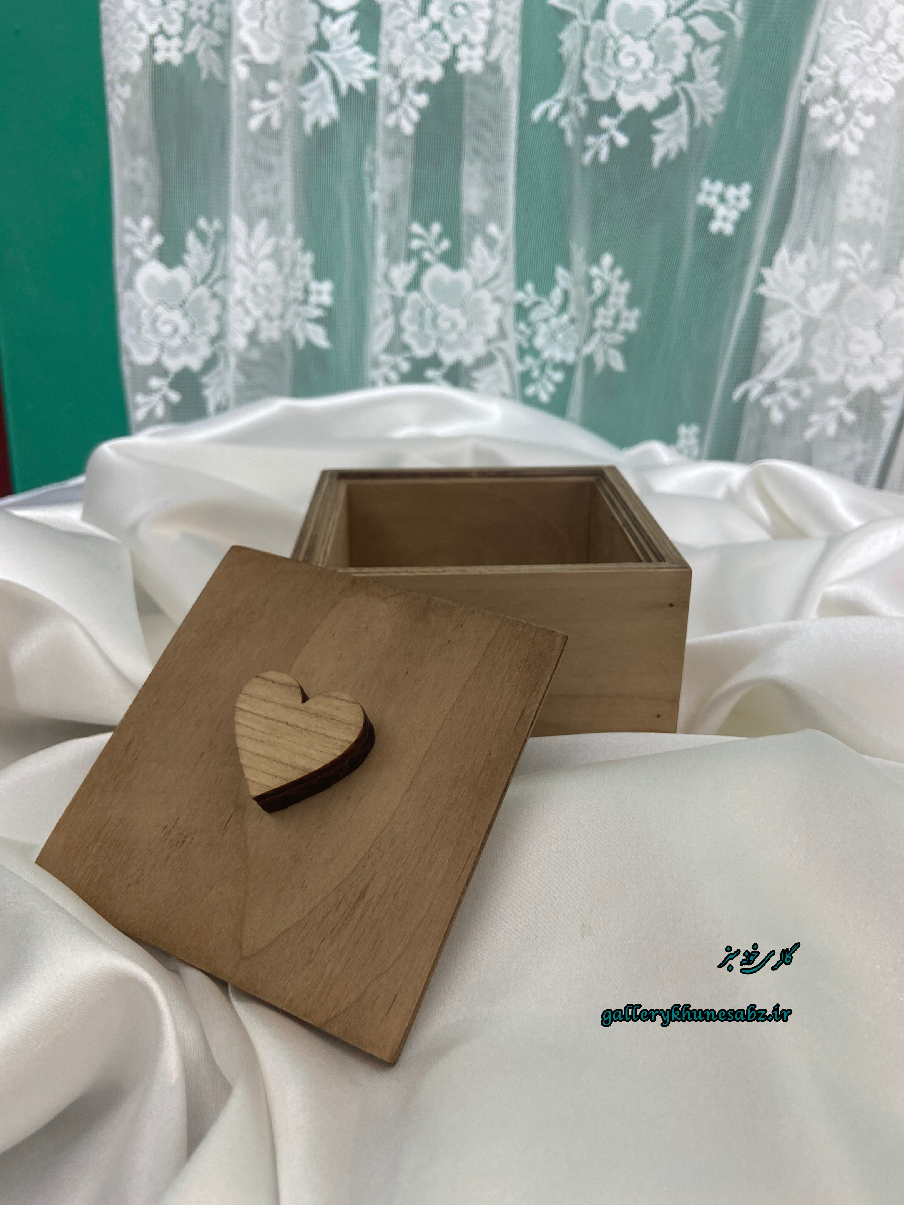 قندان چوبی درب قلبی کیفیت عالی