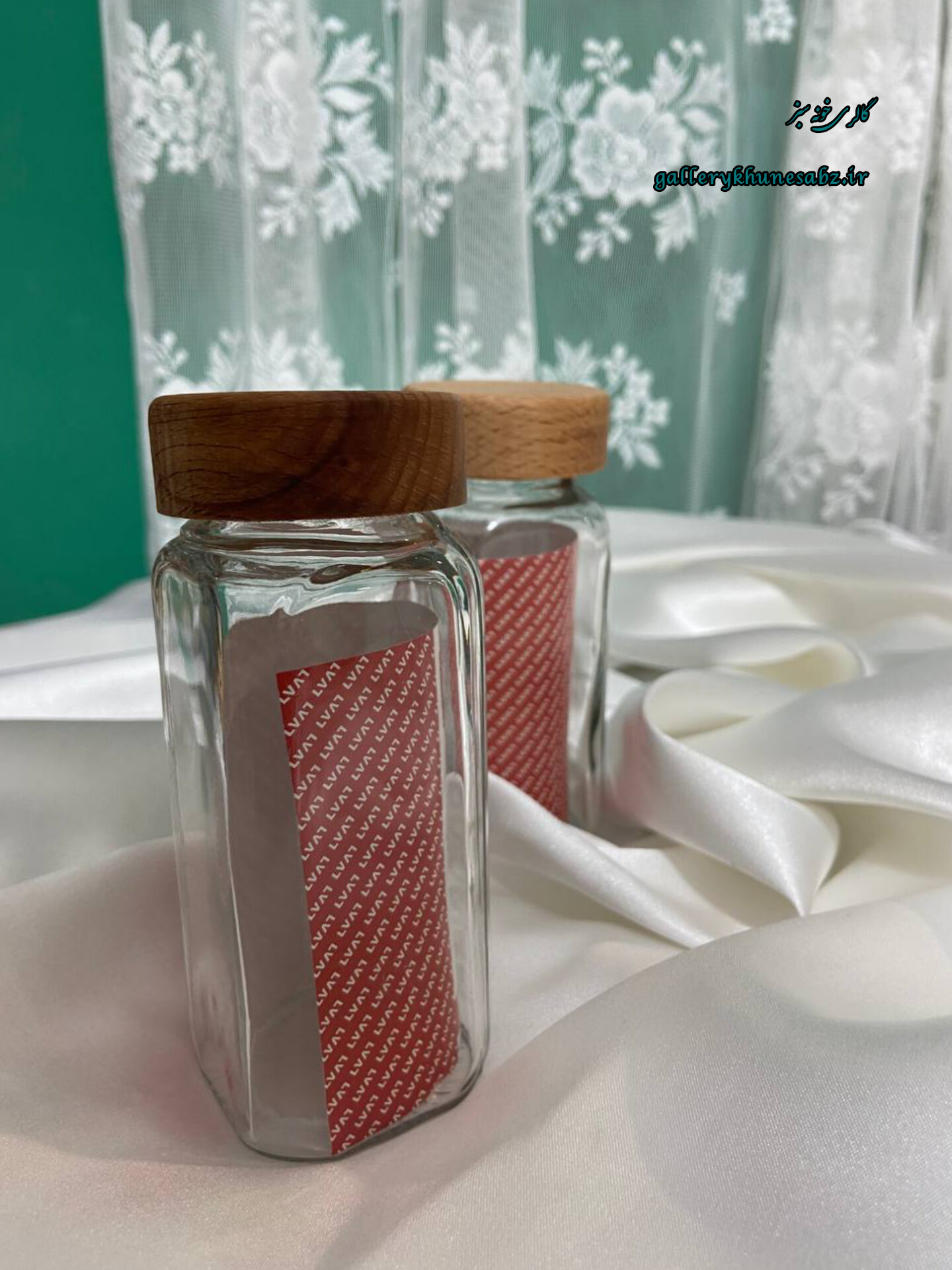 جا ادویه ال وی درب چوبی