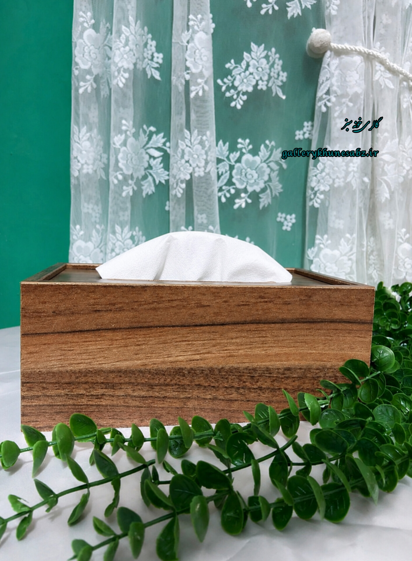 جا دستمال کاغذی چوبی بسیار با کیفیت و زیبا