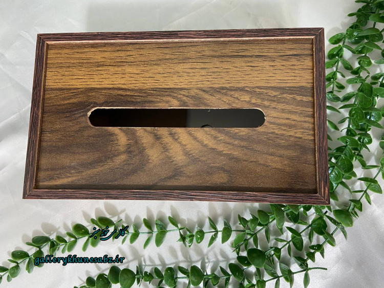جا دستمال کاغذی چوبی بسیار با کیفیت و زیبا