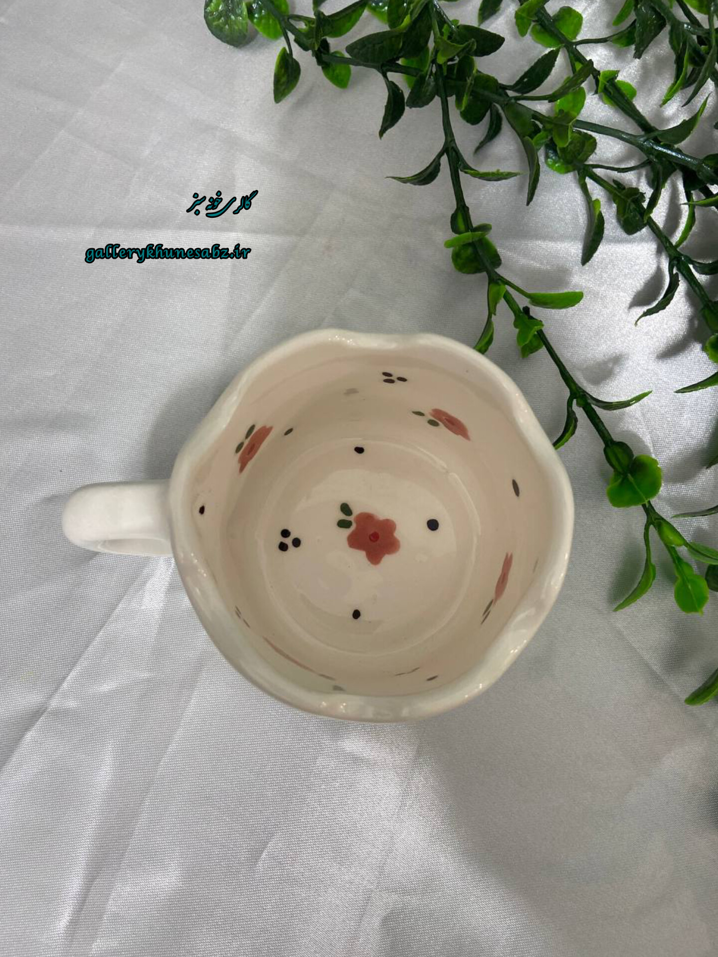 ماگ سرامیکی مدل گل زیبا کد ۰۳